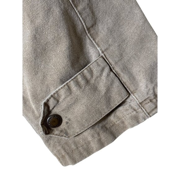 The Australian Outback Collection Duster Long Coat Khaki Washed Snap Size Medium - Picture 15 of 16